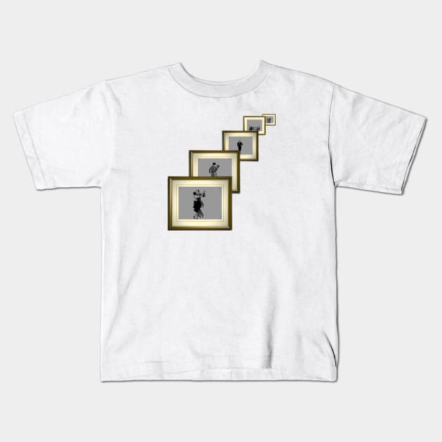 Flapper Gallery Kids T-Shirt by PaulBeard